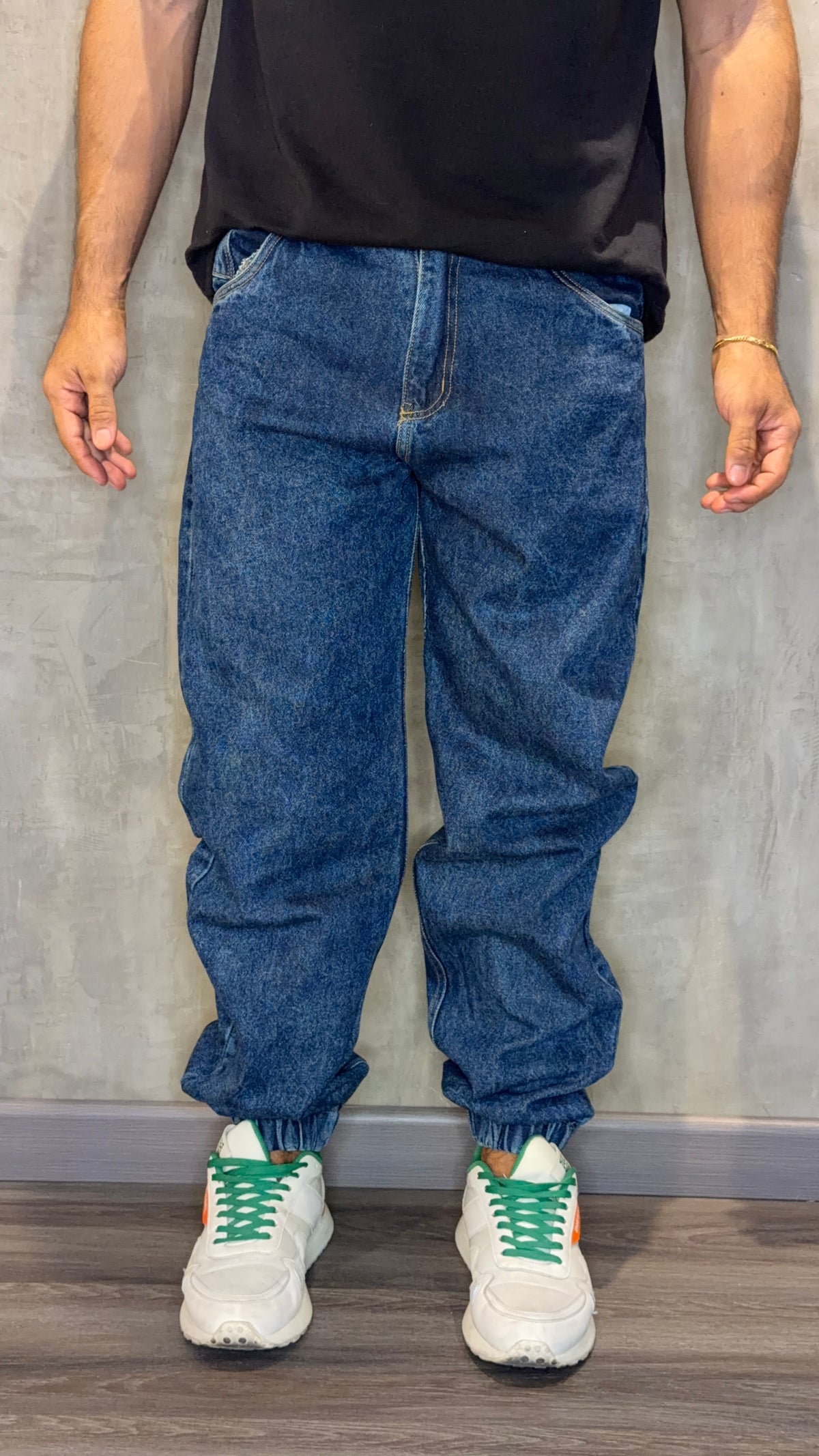 Jean Baggy Bota Puño